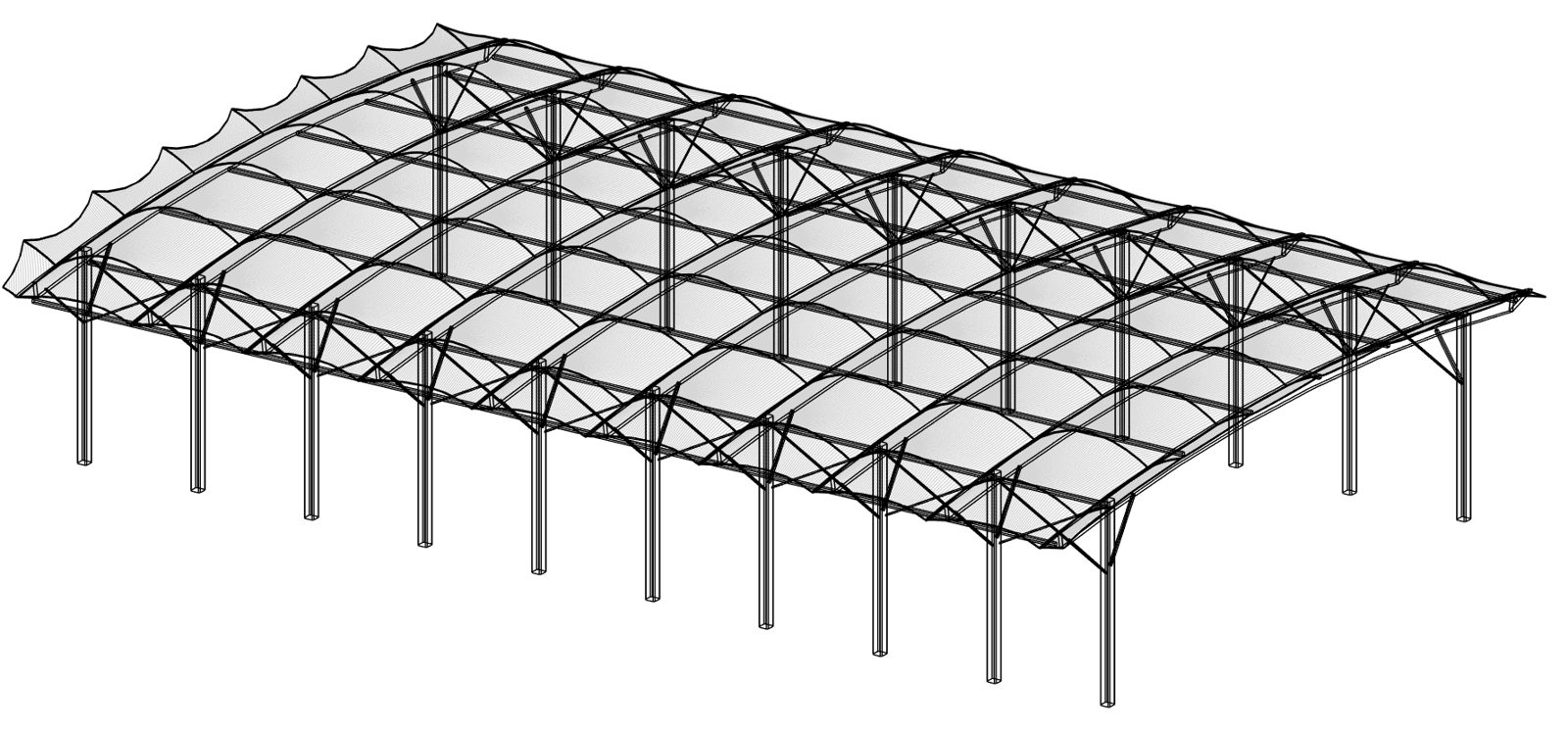 Modélisation de la structure d'un terrain couvert