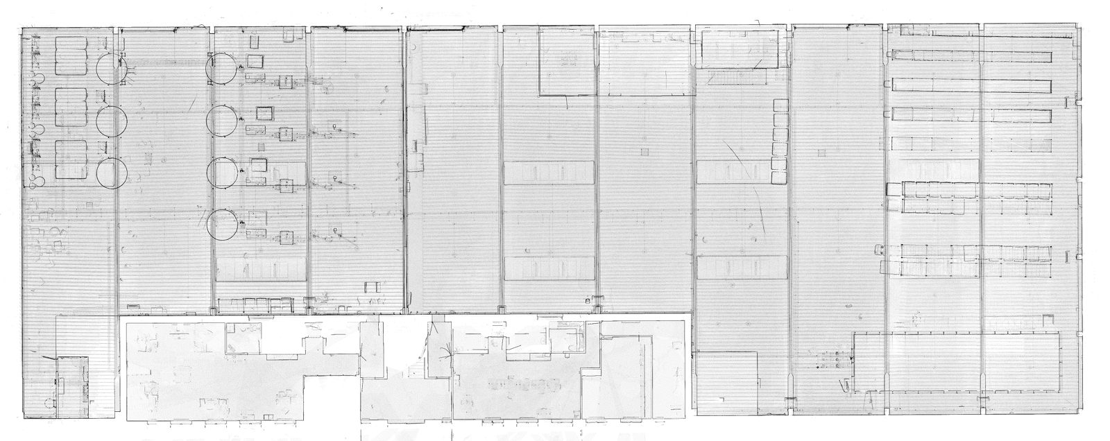 Plan et carte d'aperçu du nuage de points de l'usine